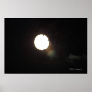 Affiche Spiritueux Dans Une Nuit Lune
