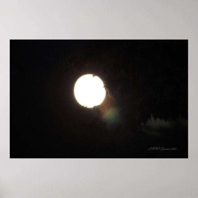 Affiche Spiritueux Dans Une Nuit Lune (Devant)