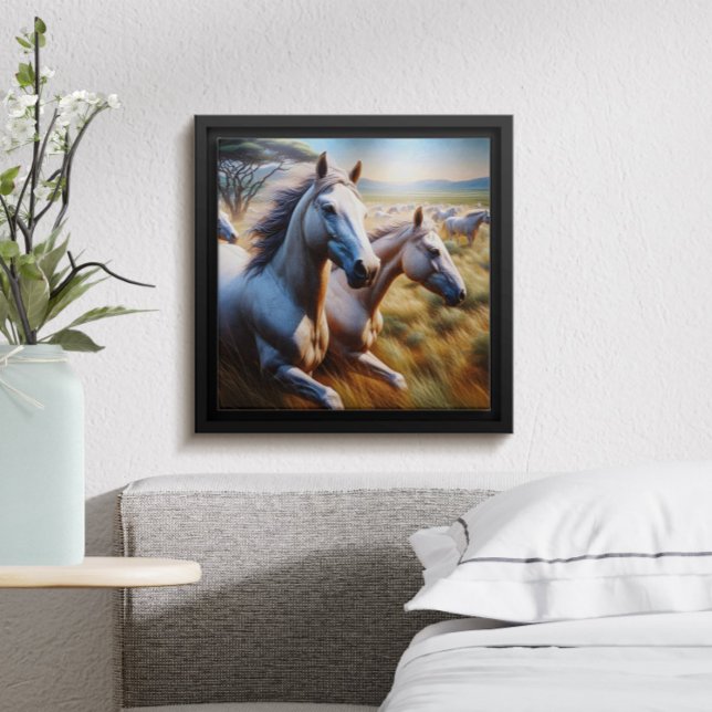 Affiche Spiritueux : Un Troupeau De Galloping (Créateur téléchargé)