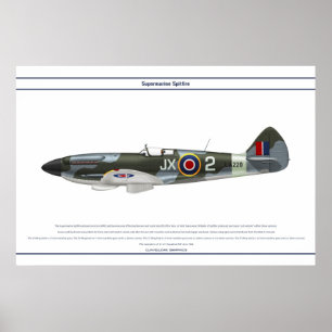 Affiche Spitfire gigaoctet 1 Sqn 1
