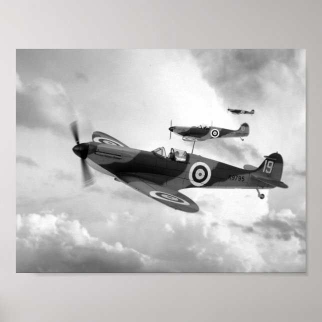 Affiche Spitfire Mk I (Devant)