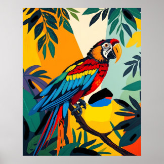 Affiche Spix's Macaw - Extinct Wildlife Art Tribute