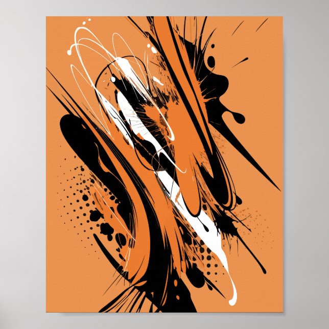 Affiche Splash Abstrait urbain (Devant)