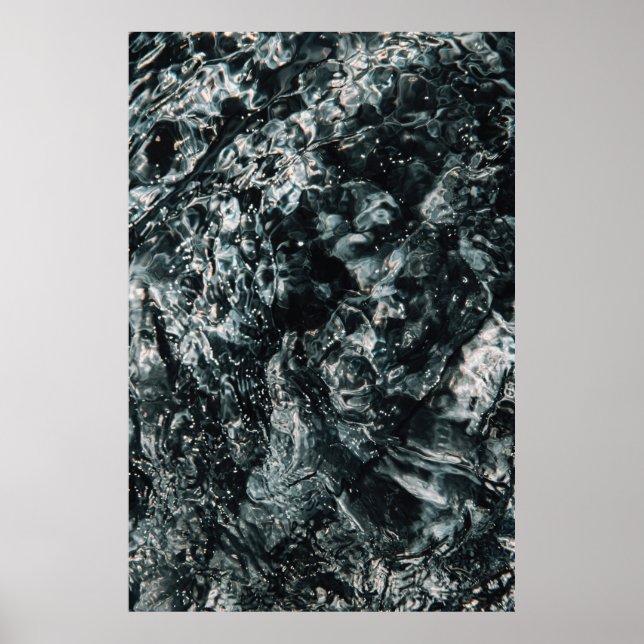 Affiche Splash d'eau sur le plan d'eau (Devant)