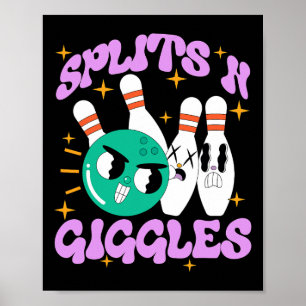 Affiche Splings n Giggles Funny Bowling Team Bowler Sports