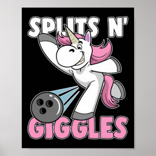 Affiche Splings N' Giggles Unicorn Bowling Bowler