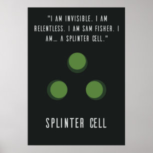 Affiche Splinter Cell Sam Fisher