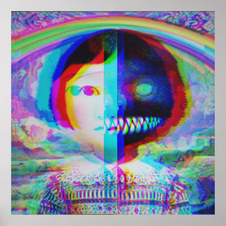 Affiche Split Face Nightmare