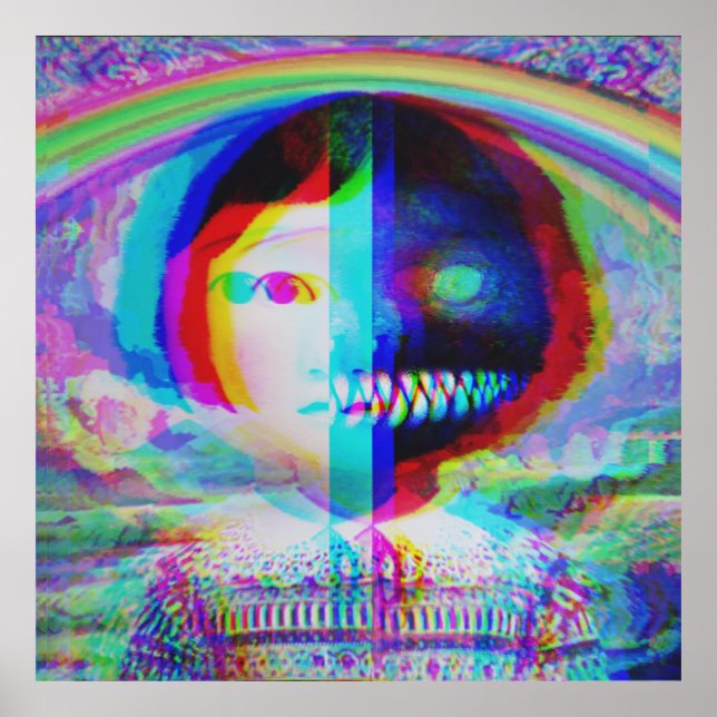 Affiche Split Face Nightmare (Devant)