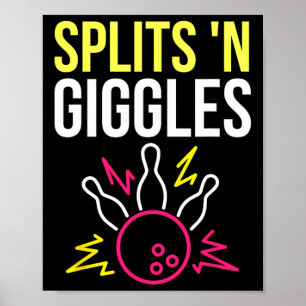 Affiche Splits'n Giggles Team Shirt Strike In Styl