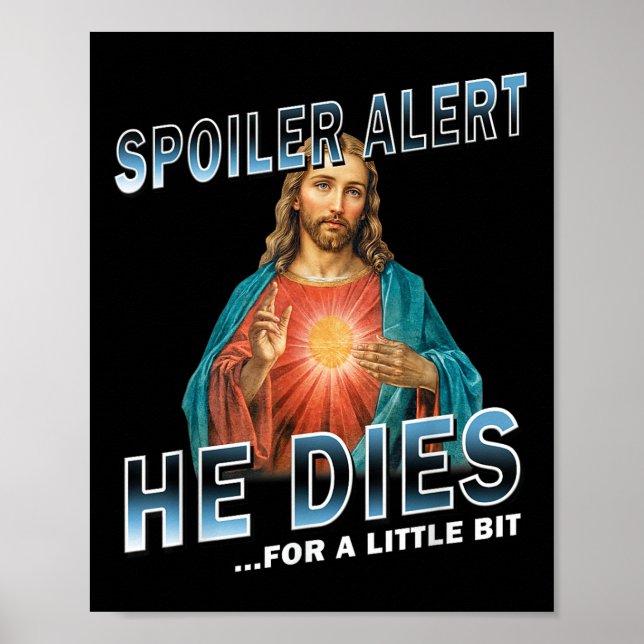 Affiche Spoiler Alerte Il Mort Pour Un Peu Jésus Sloga (Devant)