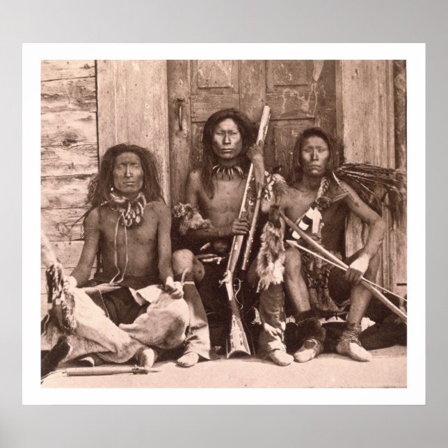 Affiche Spokane Indians, 1861 (b/w photo) (Devant)