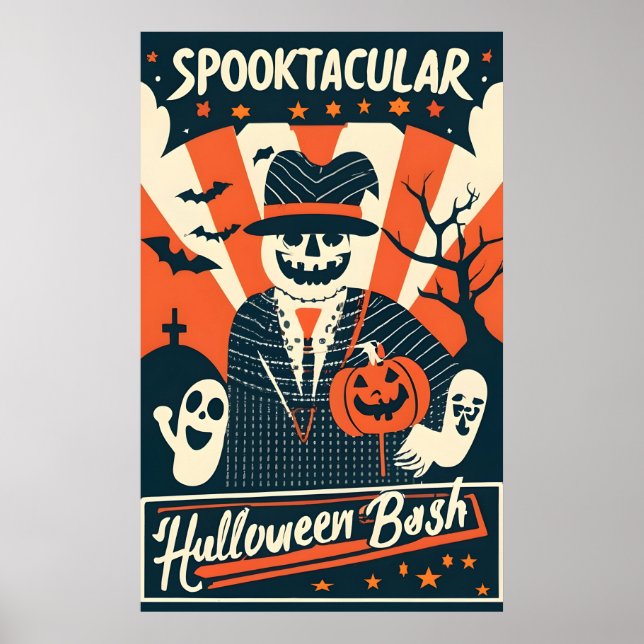 Affiche Spooktacular Halloween Bash (Devant)