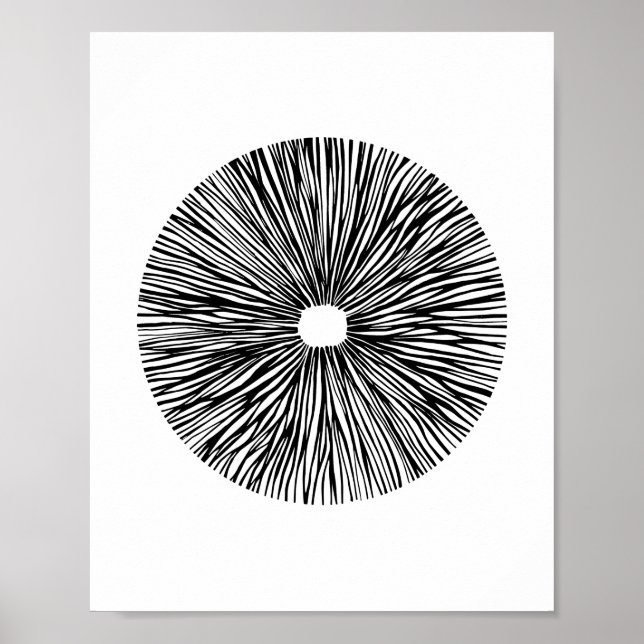 Affiche spore de champignon magique (Devant)