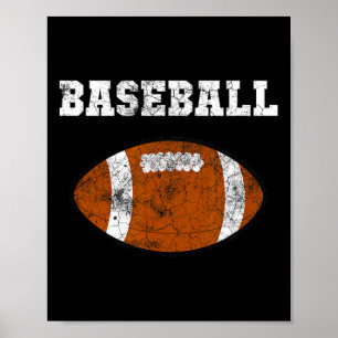 Affiche Sport de football américain sarcastique ironique B