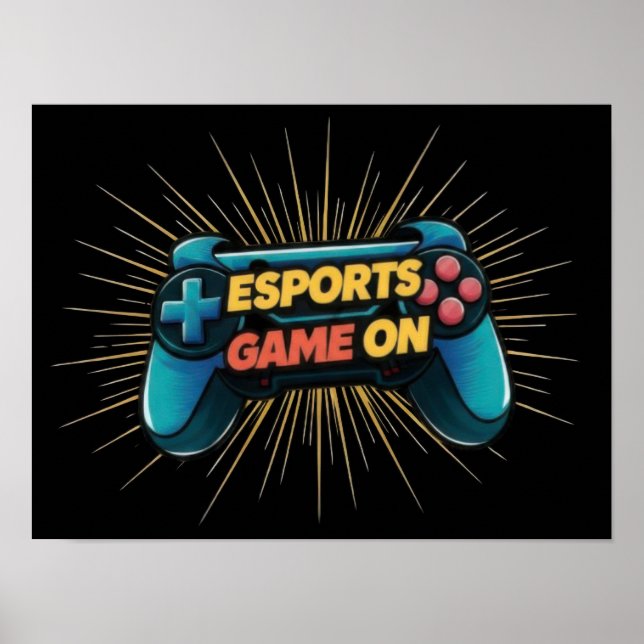 Affiche Sport de jeu d'esport (Devant)