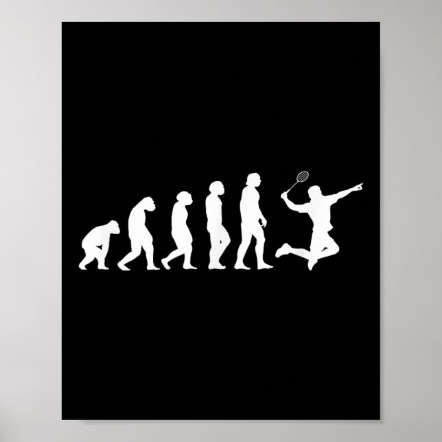 Affiche Sport Evolution Badminton (Devant)