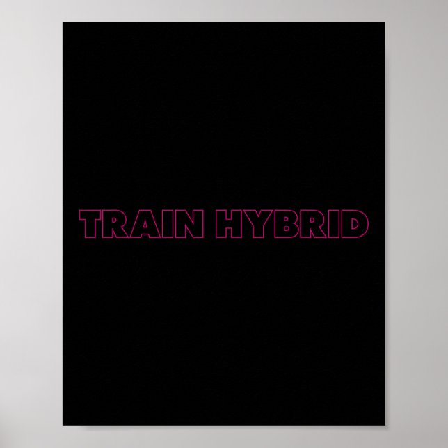 Affiche Sport hybride de course à pied Fitness Bo de levag (Devant)