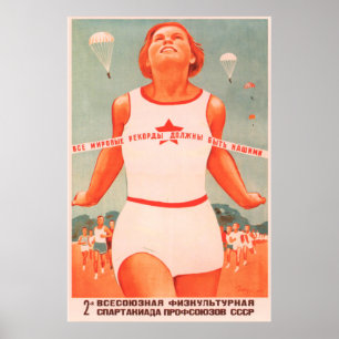 Affiche Sport soviétique