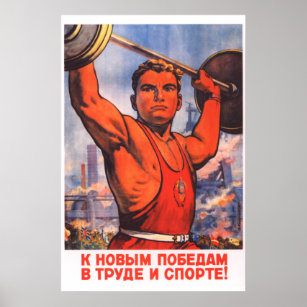 Affiche Sport soviétique