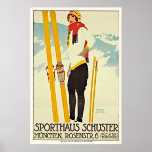 Affiche Sporthaus Schuster Vêtements de sport et Équipemen