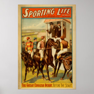 Affiche Sporting Life - The Great English Derby Theatre