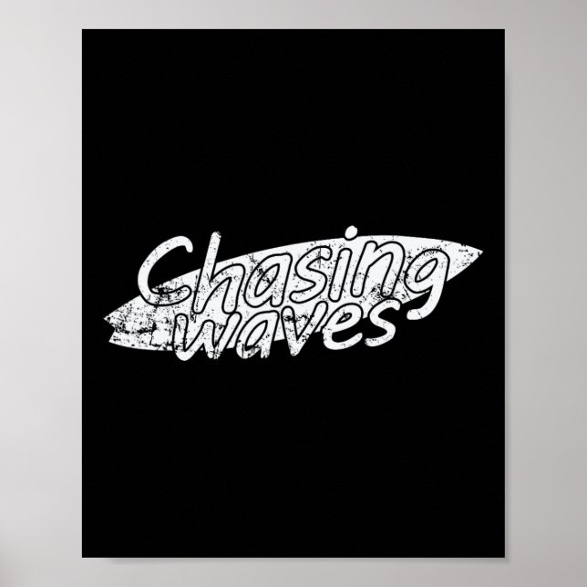 Affiche Sports de surf de chasse de vagues  (Devant)