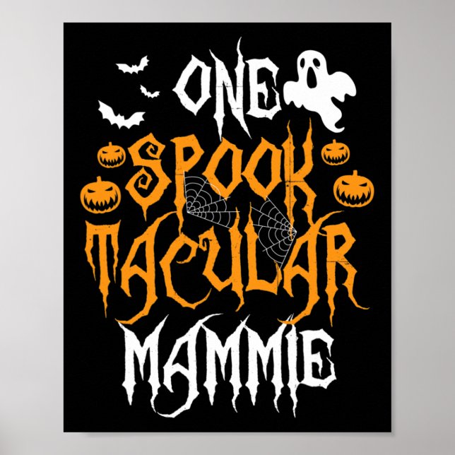 Affiche Spotacular Mammie Mère Matching Famille Hallowe (Devant)