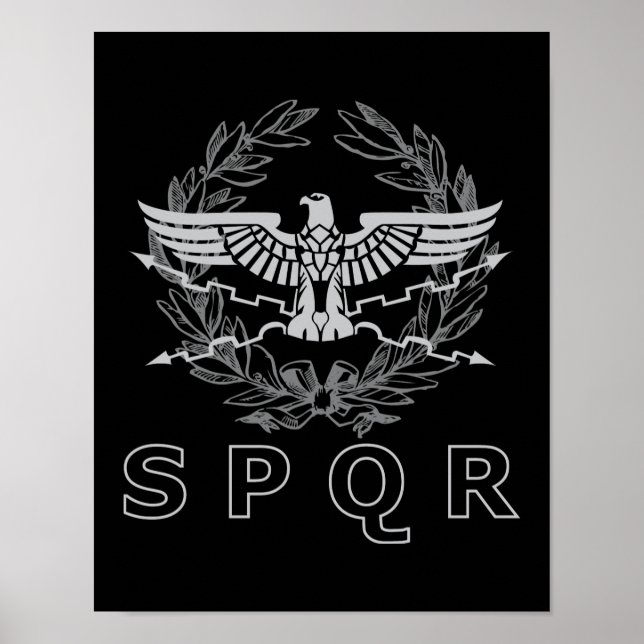 Affiche SPQR L'Emblème De L'Empire Romain (Devant)