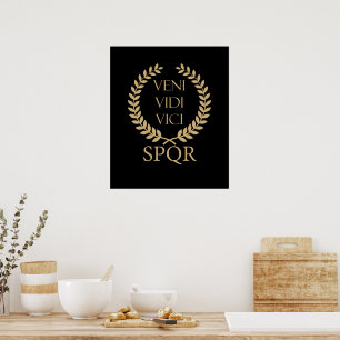 Affiche SPQR : Veni, Vidi, Vici
