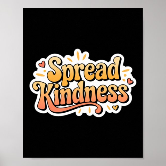 Affiche Spread Kindness - Kindness S Sticker1 (Devant)
