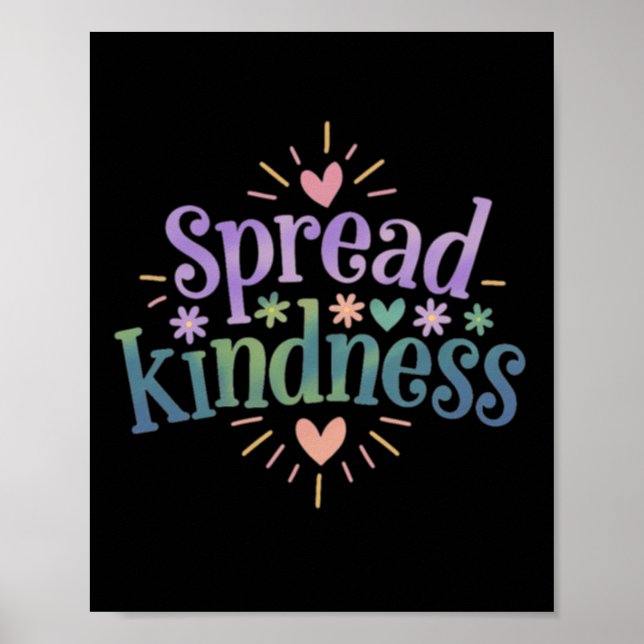 Affiche Spread Kindness - Sticker Kindness (Devant)