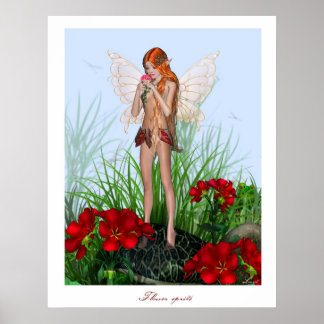 Affiche Sprée de fleurs