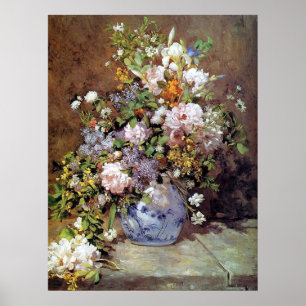 Affiche Spring Bouquet by Renoir Fine Art Print