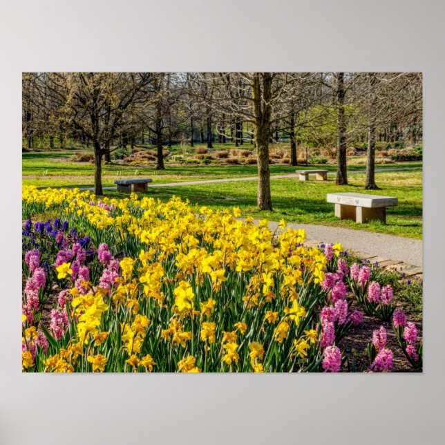 Affiche Spring Season Flower Garden (Devant)