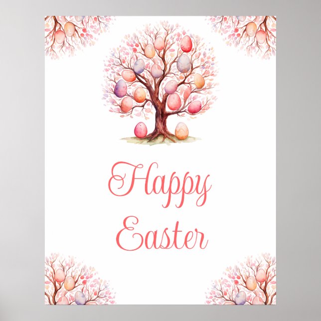Affiche Spring Tree Easter Egg Hunt (Devant)