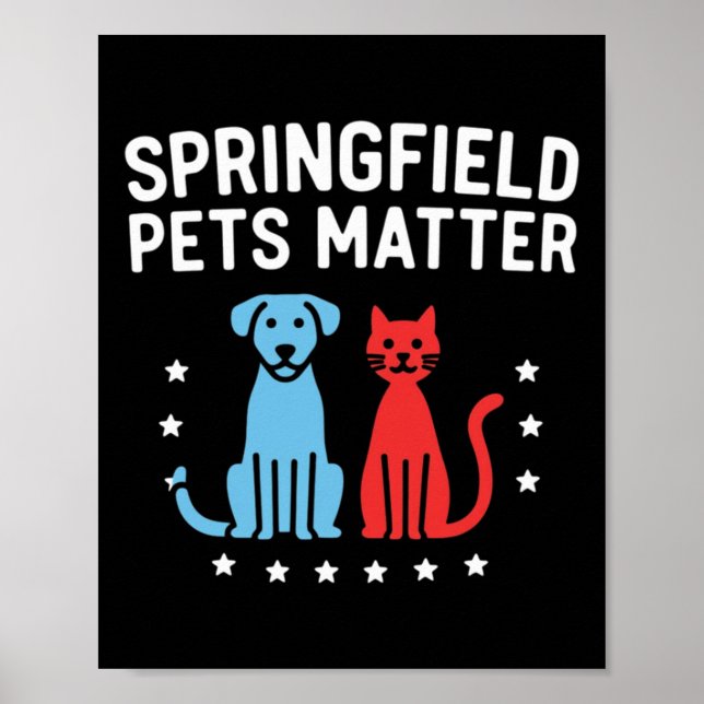 Affiche Springfield Animaux - Montrez Votre Amour Pour Ani (Devant)