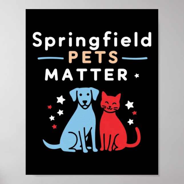 Affiche Springfield Animaux - Montrez Votre Amour Pour Ani (Devant)