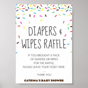 Affiche Sprinkings Baby shower Party Signal