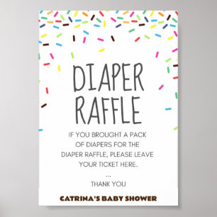 Affiche Sprinkings Baby shower Party Signal
