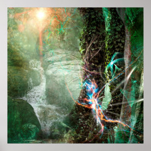 AFFICHE SPRITE ÉLÉMENTAIRE DES FORÊTS PROFONDES