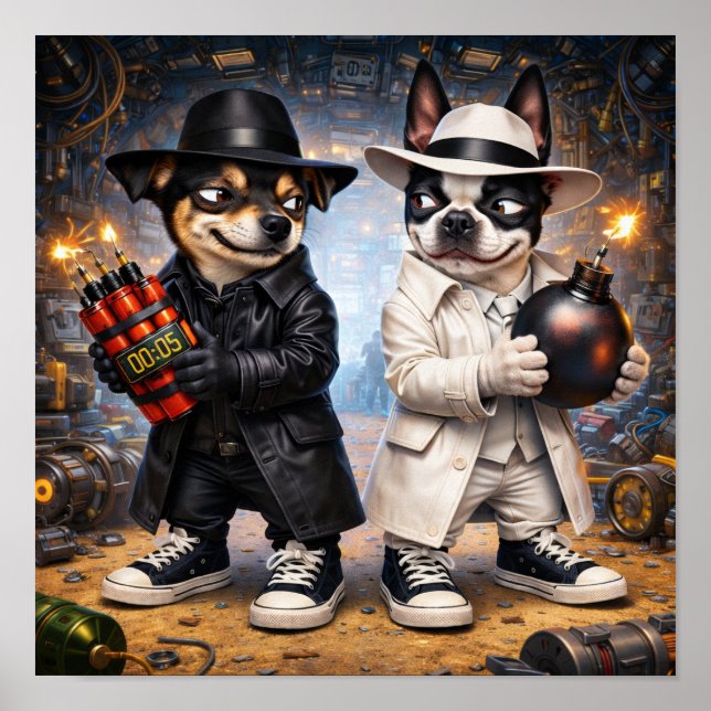 Affiche "Spy vs. Spy" (3) (Devant)