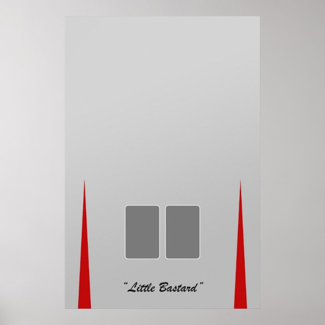 Affiche Spyder Porsche 550 (Devant)