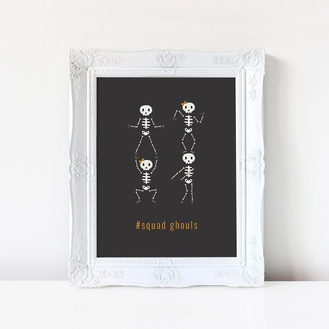 Affiche Squad Ghouls Halloween (Créateur téléchargé)