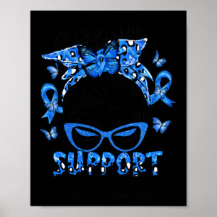 Affiche Squad Messy Bun Ataxia Sensibilisation cadeaux