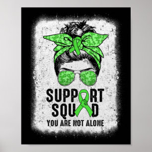 Affiche Squad Messy Bun Warrier Green Mental Health Award