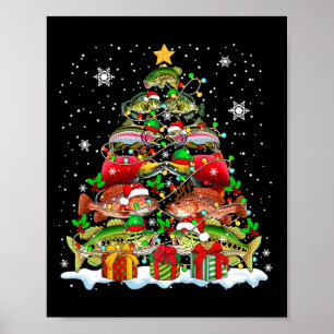 Affiche Squad Père Noël Saumon B Grouper Collection Poisso