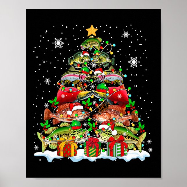 Affiche Squad Père Noël Saumon B Grouper Collection Poisso (Devant)