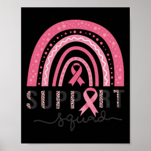 Affiche Squad Sensibilisation au cancer du sein léopard ro
