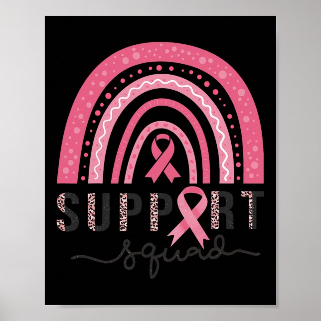 Affiche Squad Sensibilisation au cancer du sein léopard ro (Devant)